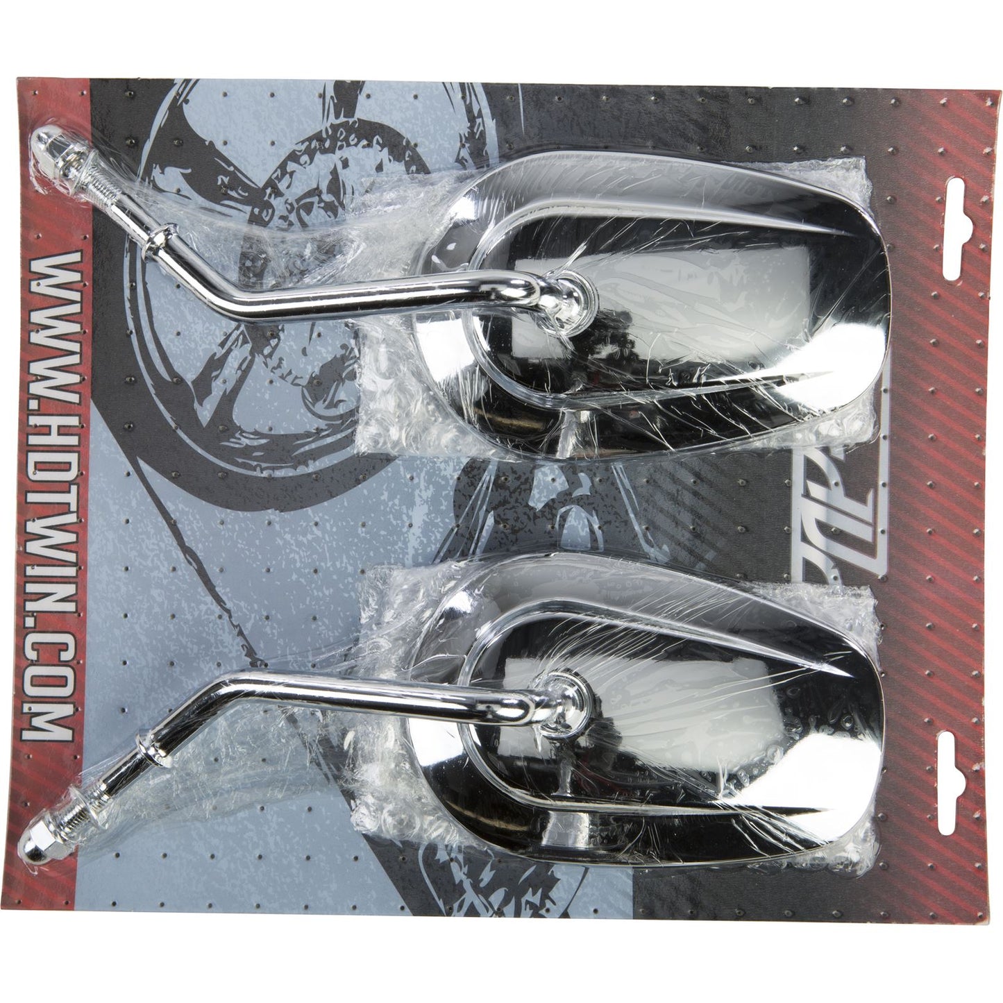 Harddrive Chrome Mirror OE Style Tapered Short Stem Chrome  [MPN: 18-501]_32558