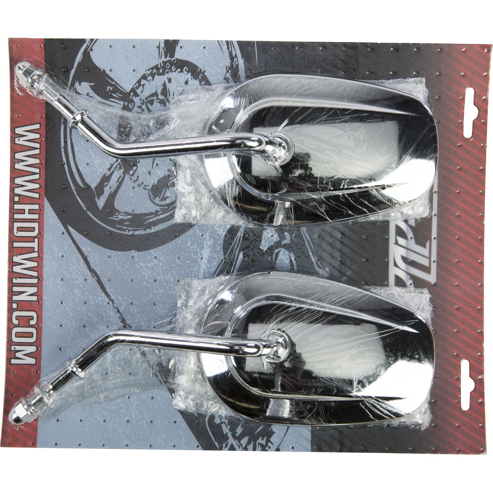 Harddrive Chrome Mirror OE Style Tapered Short Stem Chrome  [MPN: 18-501]_32558