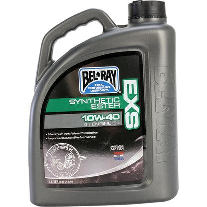 Bel-Ray EXS Full Synthetic Ester 4T Engine Oil 10W-40 - 4/Liter [MPN: 99161-B4LW]_350716
