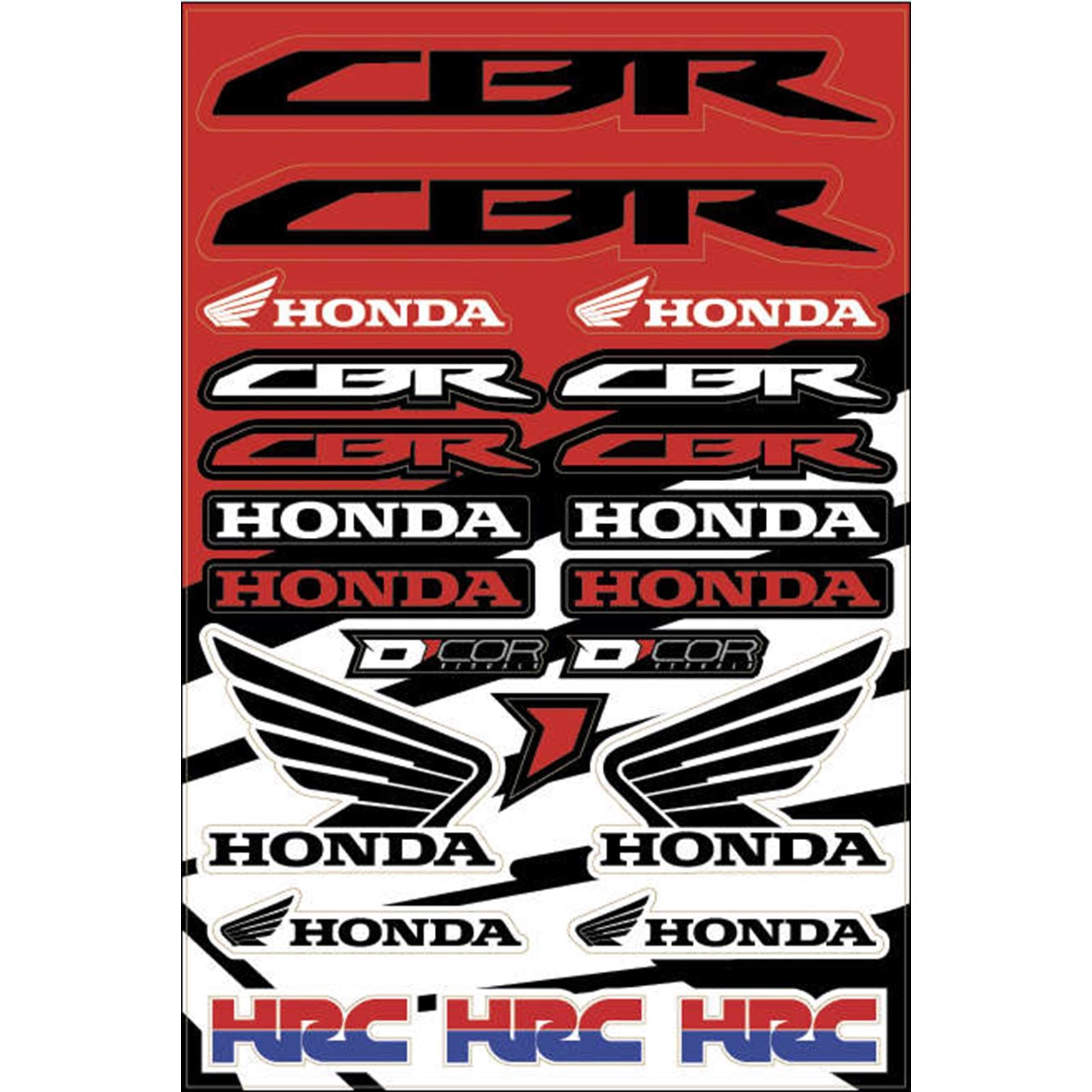 D'Cor Street Decal Sheet for Honda [MPN: 40-10-102]_33086