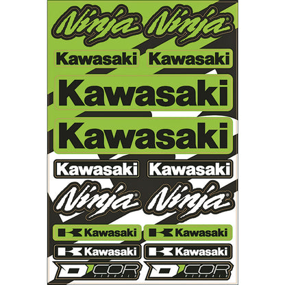 D'Cor Fits Kawasaki  Street Decal Sheet [MPN: 40-20-102]_33111