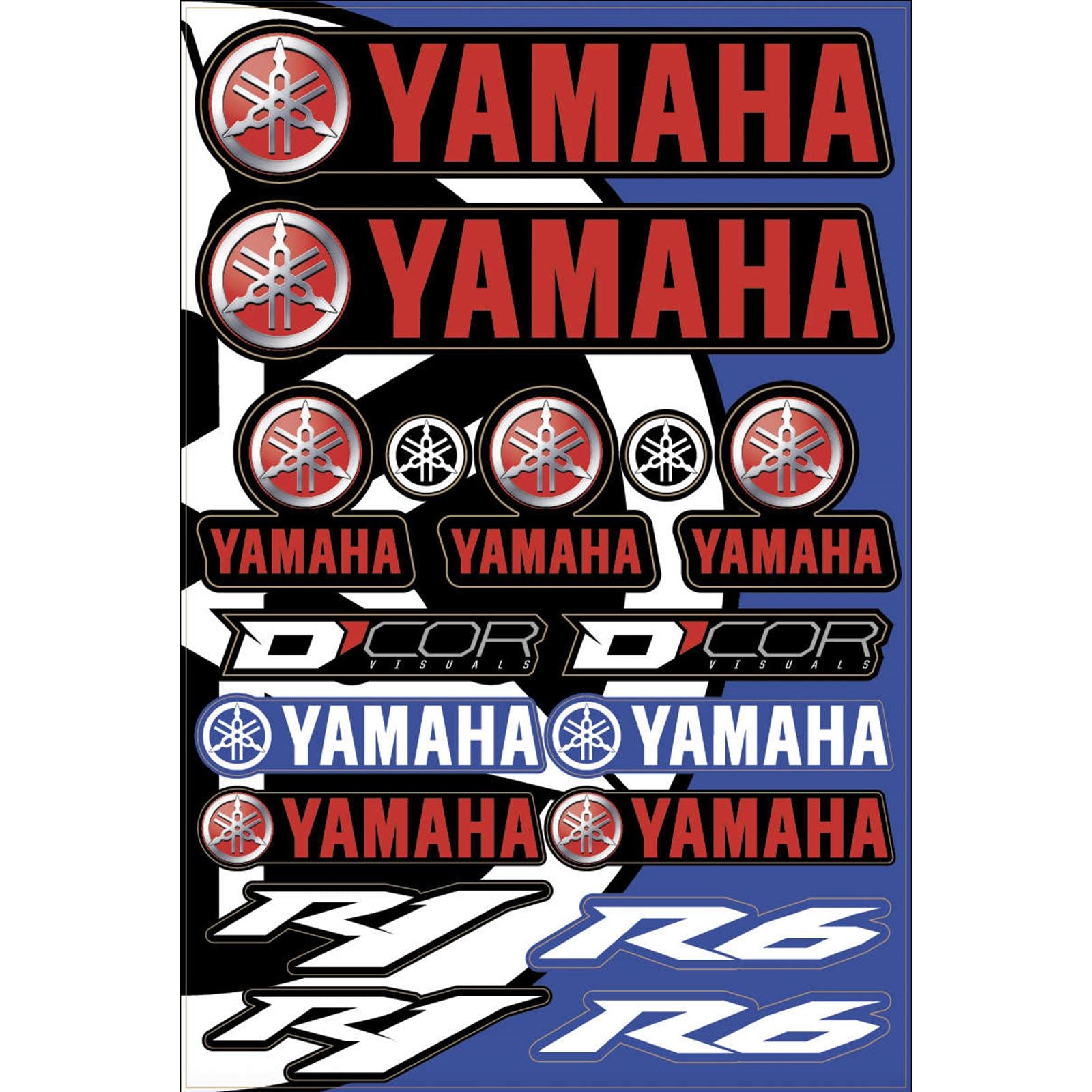 D'Cor Street Decal Sheet for Yamaha [MPN: 40-50-102]_33159