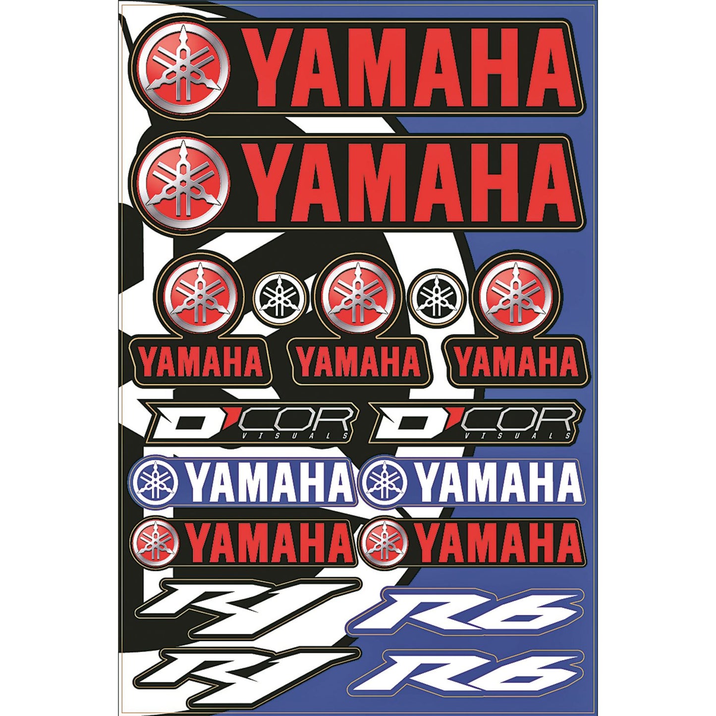 D'Cor Street Decal Sheet for Yamaha [MPN: 40-50-102]_33160