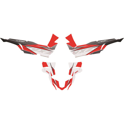 D'Cor Complete Graphic Kit Grey/Red for Yamaha YXZ [MPN: 20-50-468]_33173