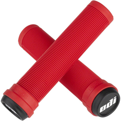 ODI Soft Longneck Flangeless Grips - 135mm - Red [MPN: F01SLBR]_1193039