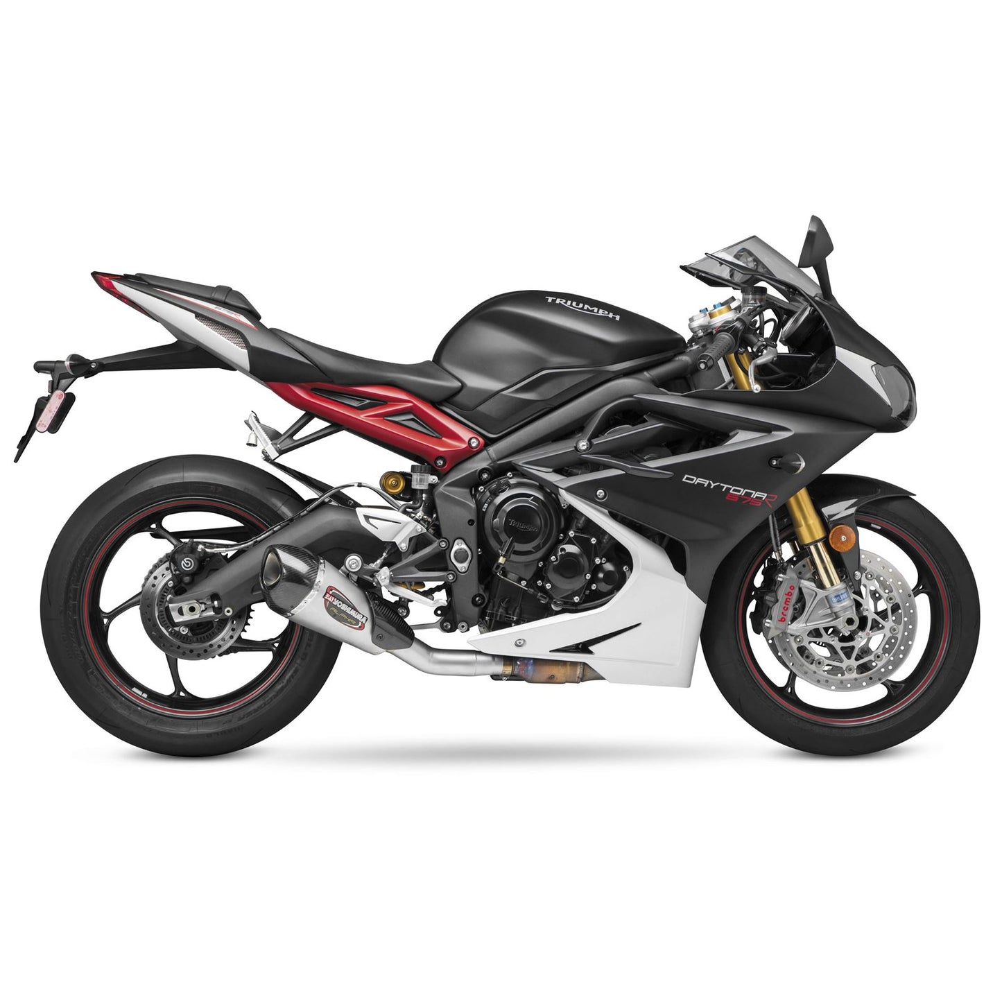 Yoshimura Alpha-T Street Slip-On Exhaust SS-SS-CF Works 19675BP520_34326