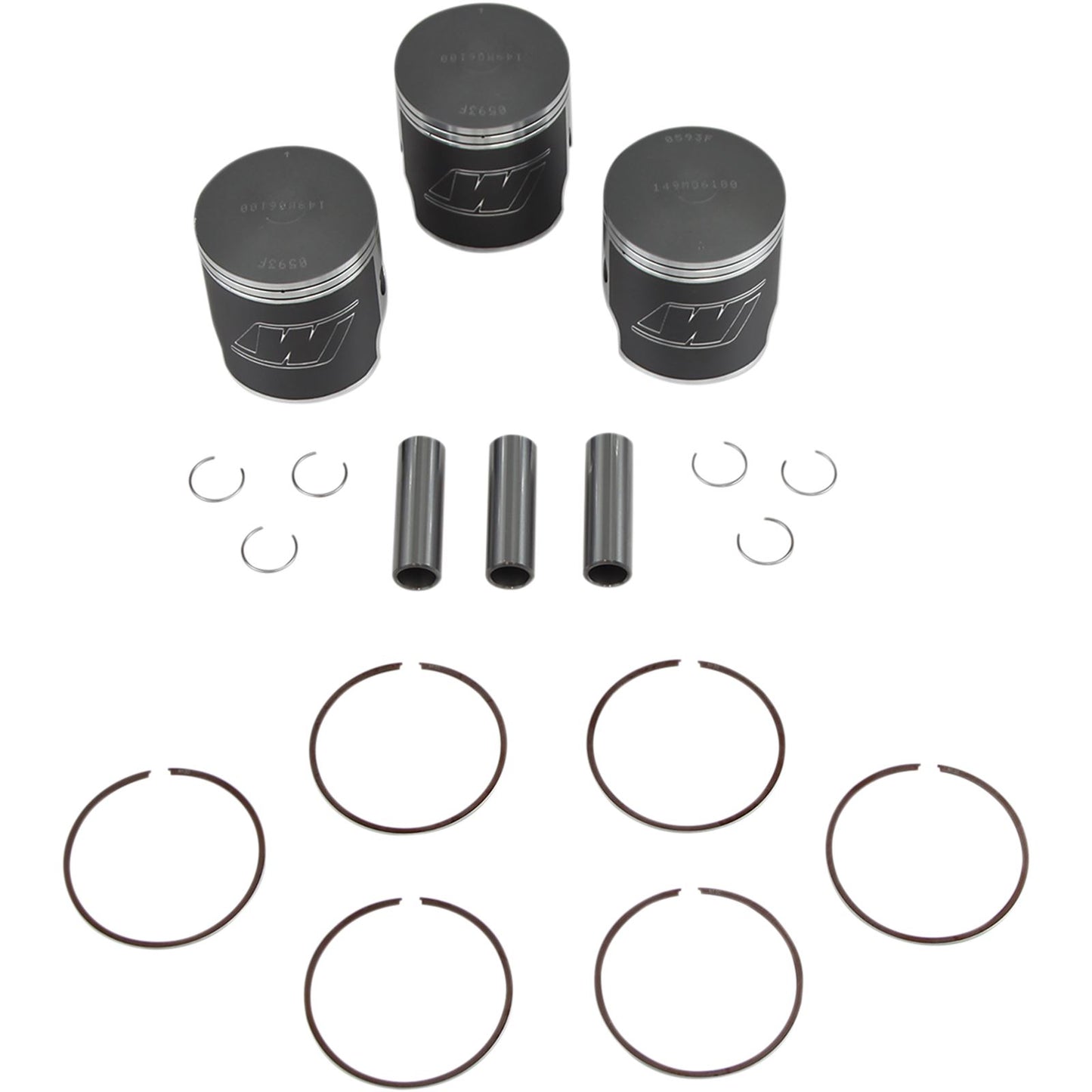 Wiseco - Powersports Piston Kit for Kawasaki 1mm K102_494136