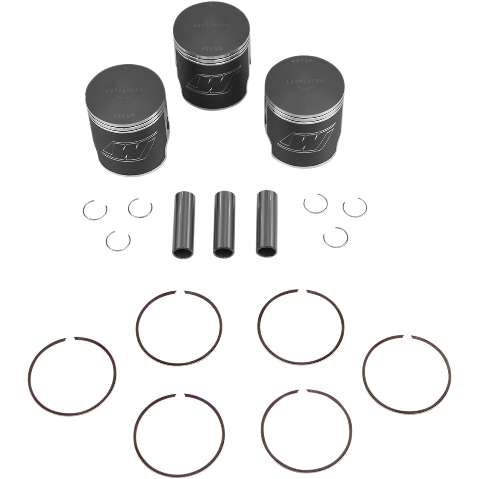 Wiseco - Powersports Piston Kit for Kawasaki 1mm K102_494136