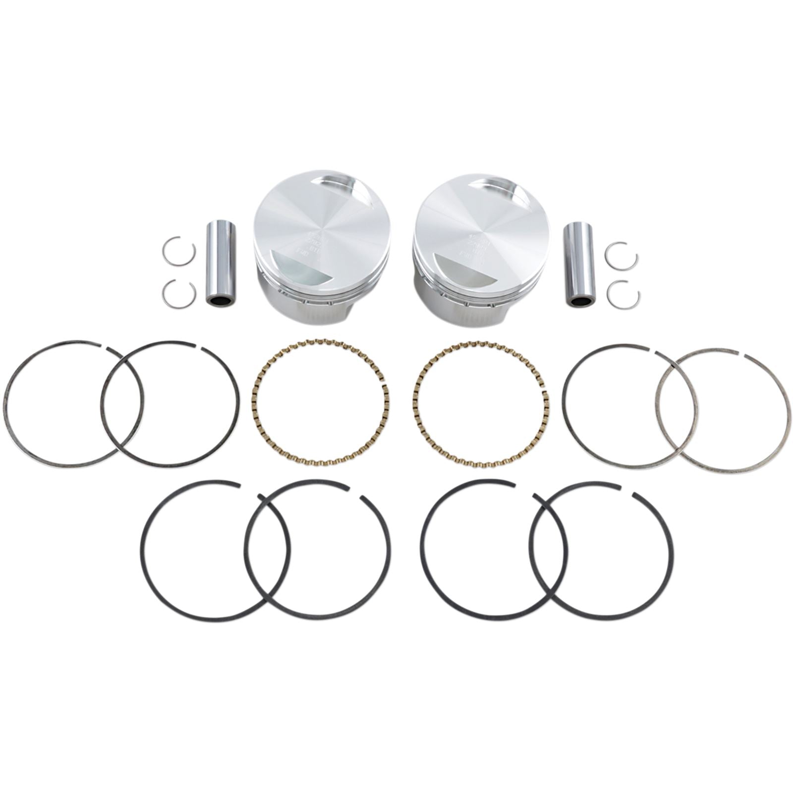 Wiseco - Powersports V-Twin Piston Kit 1200 EVO Sporster 9:1 Compression K1661_493942