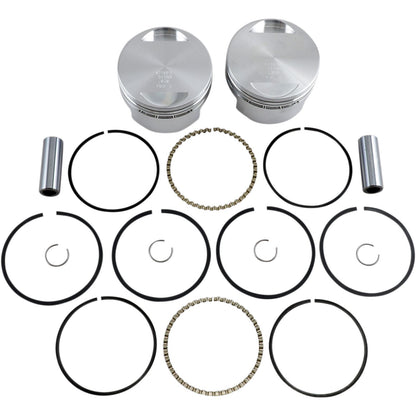 Wiseco - Powersports V-Twin Piston Kit 1200 EVO Sporster 9:1 Compression K1662_497035