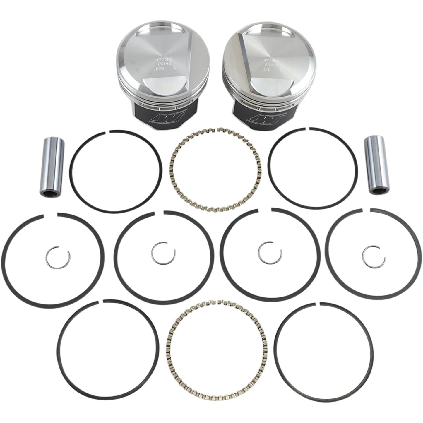 Wiseco - Powersports V-Twin Piston Kit 1340 EVO Big Twin 10:1 Compression K1667_497038
