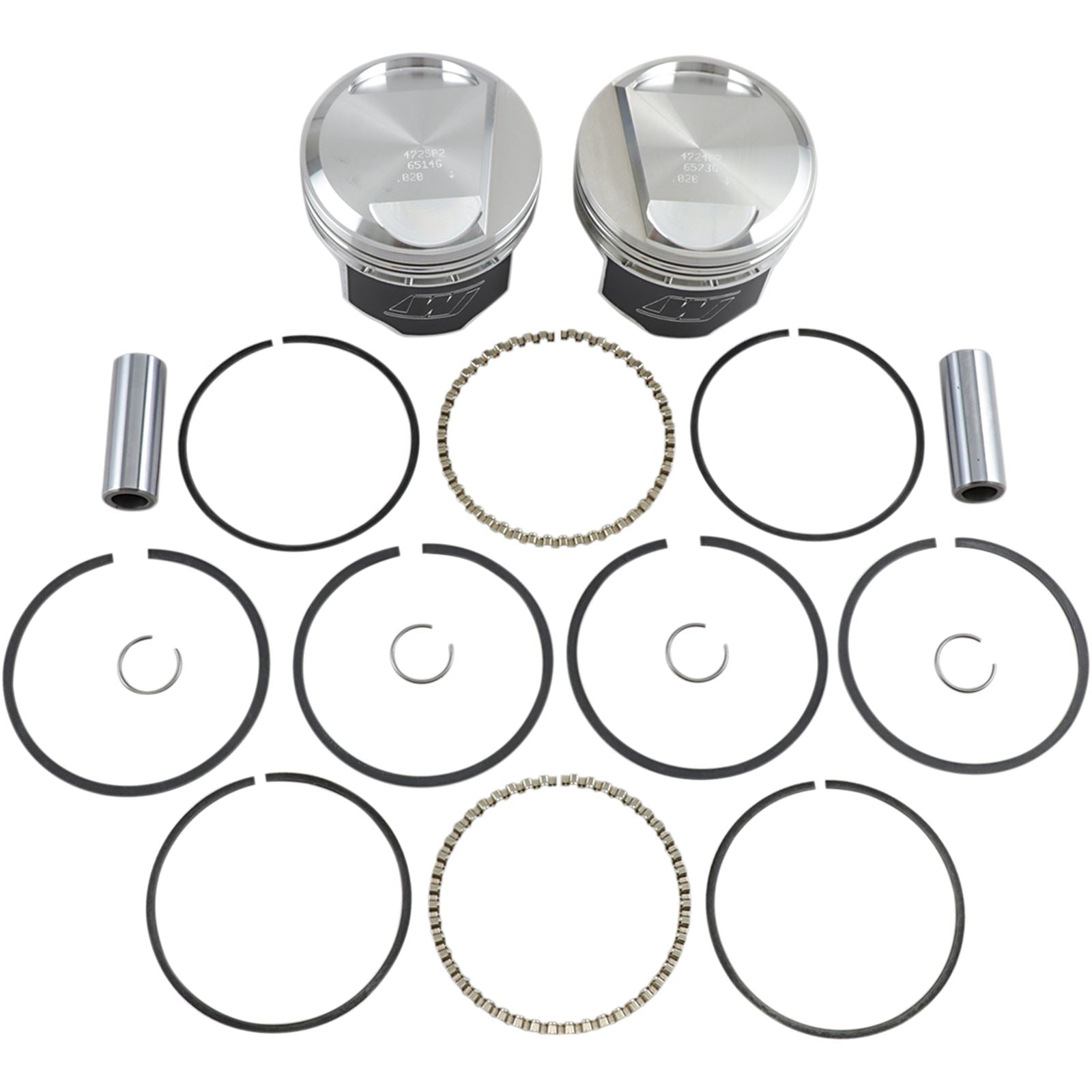 Wiseco - Powersports V-Twin Piston Kit 1340 EVO Big Twin 10:1 Compression K1667_497038