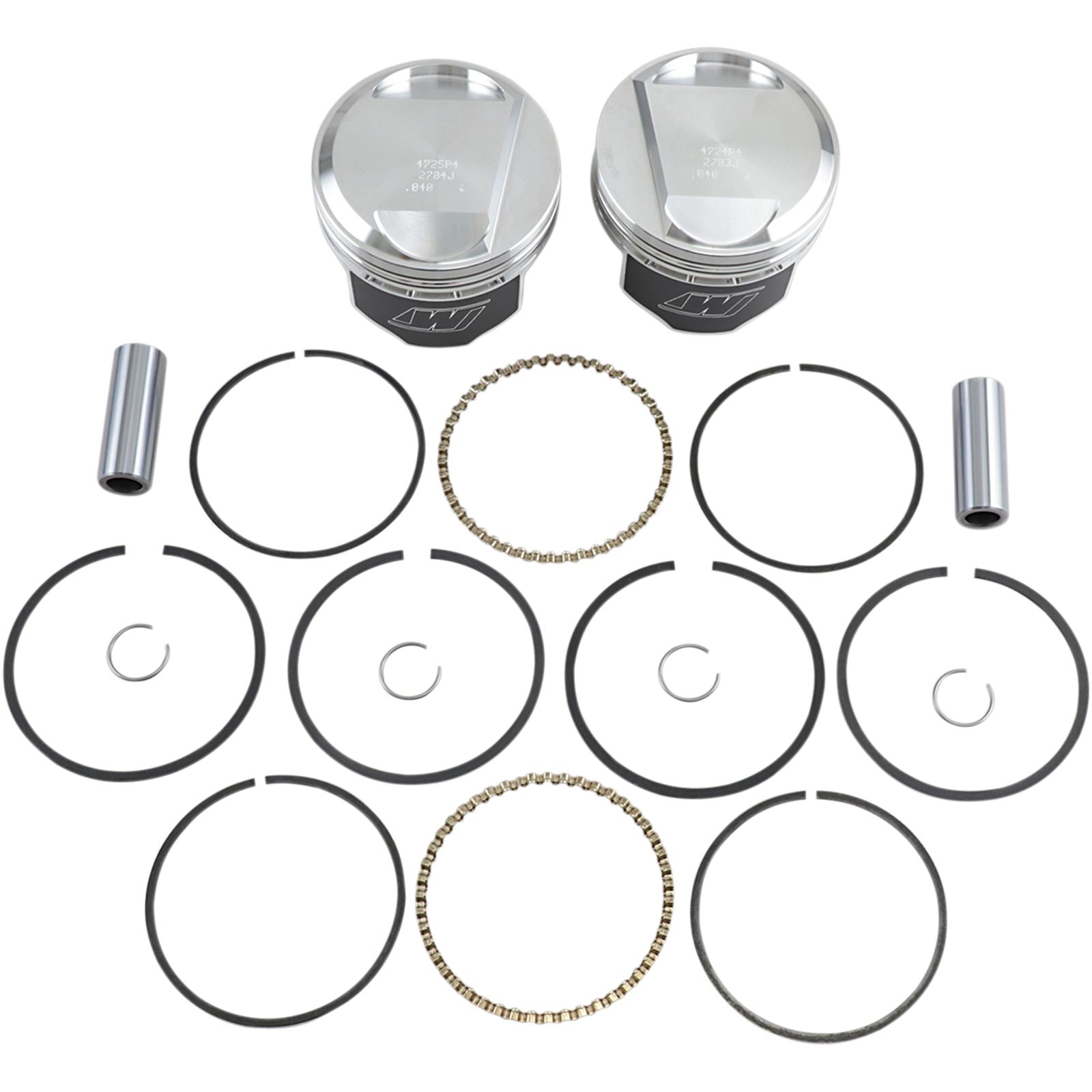 Wiseco - Powersports V-Twin Piston Kit 1340 EVO Big Twin 10:1 Compression K1669_497040