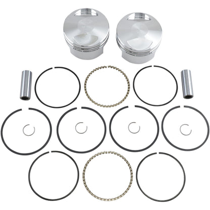 Wiseco - Powersports V-Twin Piston Kit 1200 EVO Sporster 10.5:1 Compression K1687_497045