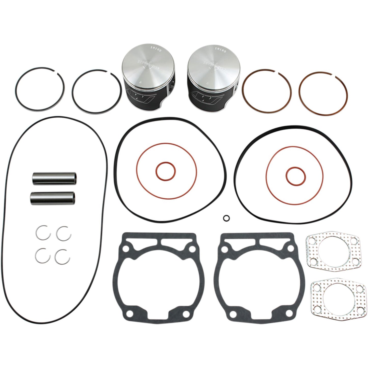 Wiseco - Powersports Overbore Piston Kit Snow Mobile SK1212_494470