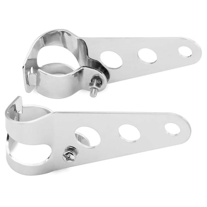 BikeMaster Universal Headlight Bracket - Chrome OXHB-001_34823