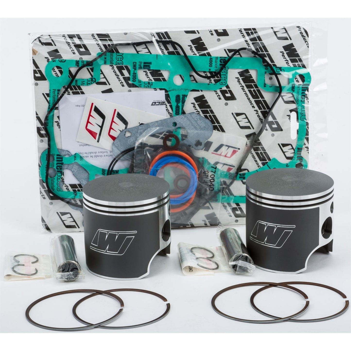 Wiseco - Powersports Standard Bore Snow Mobile Piston Kit Dual Ring SK1404_34834