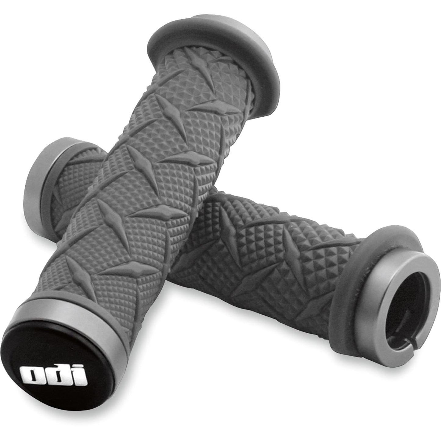 ODI ATV Xtreme Lock-On Grips -  Black/Silver [MPN: J30XTB-S]_450680