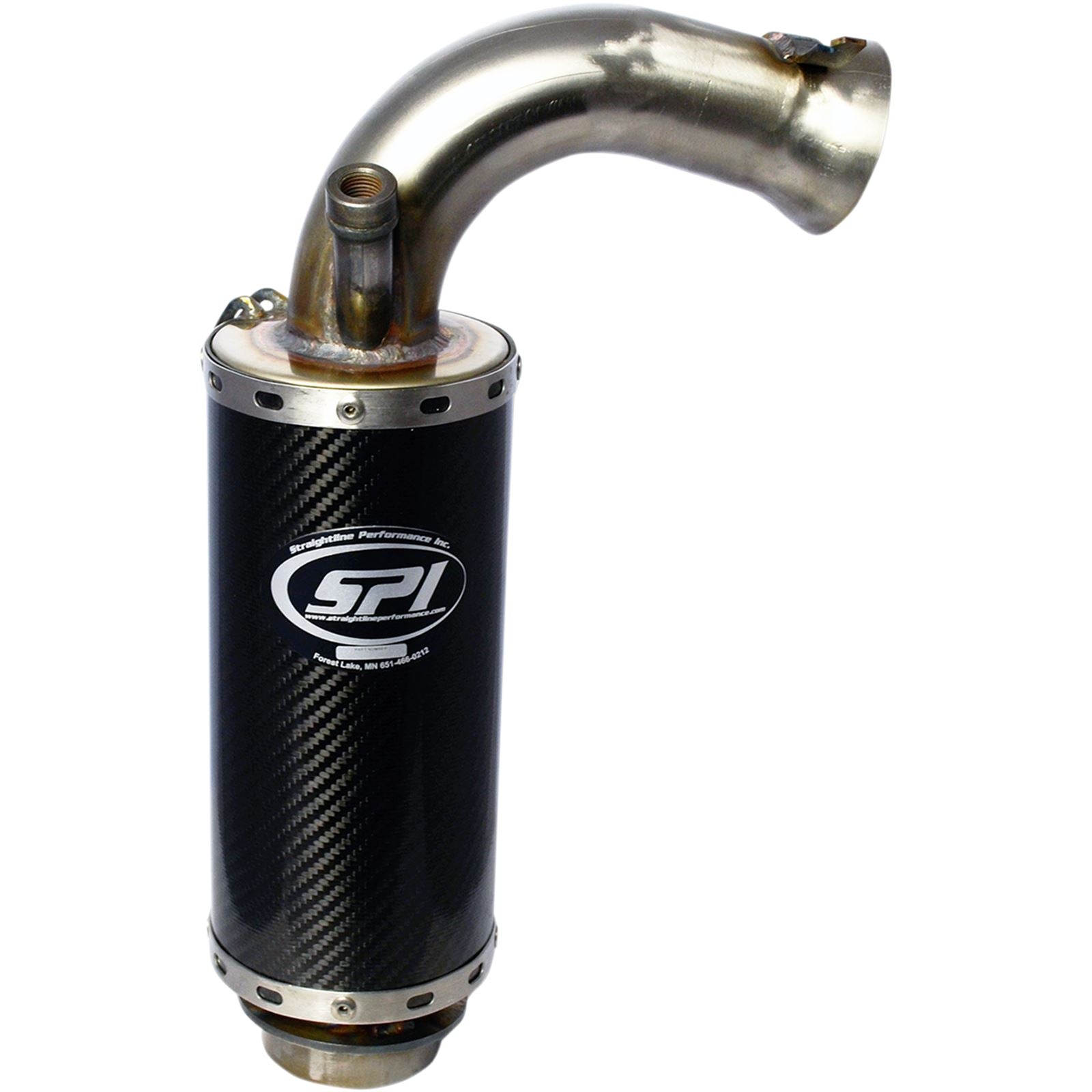 Straightline Performance Lightweight Silencer Carbon Fiber [MPN: 134-169]_476559
