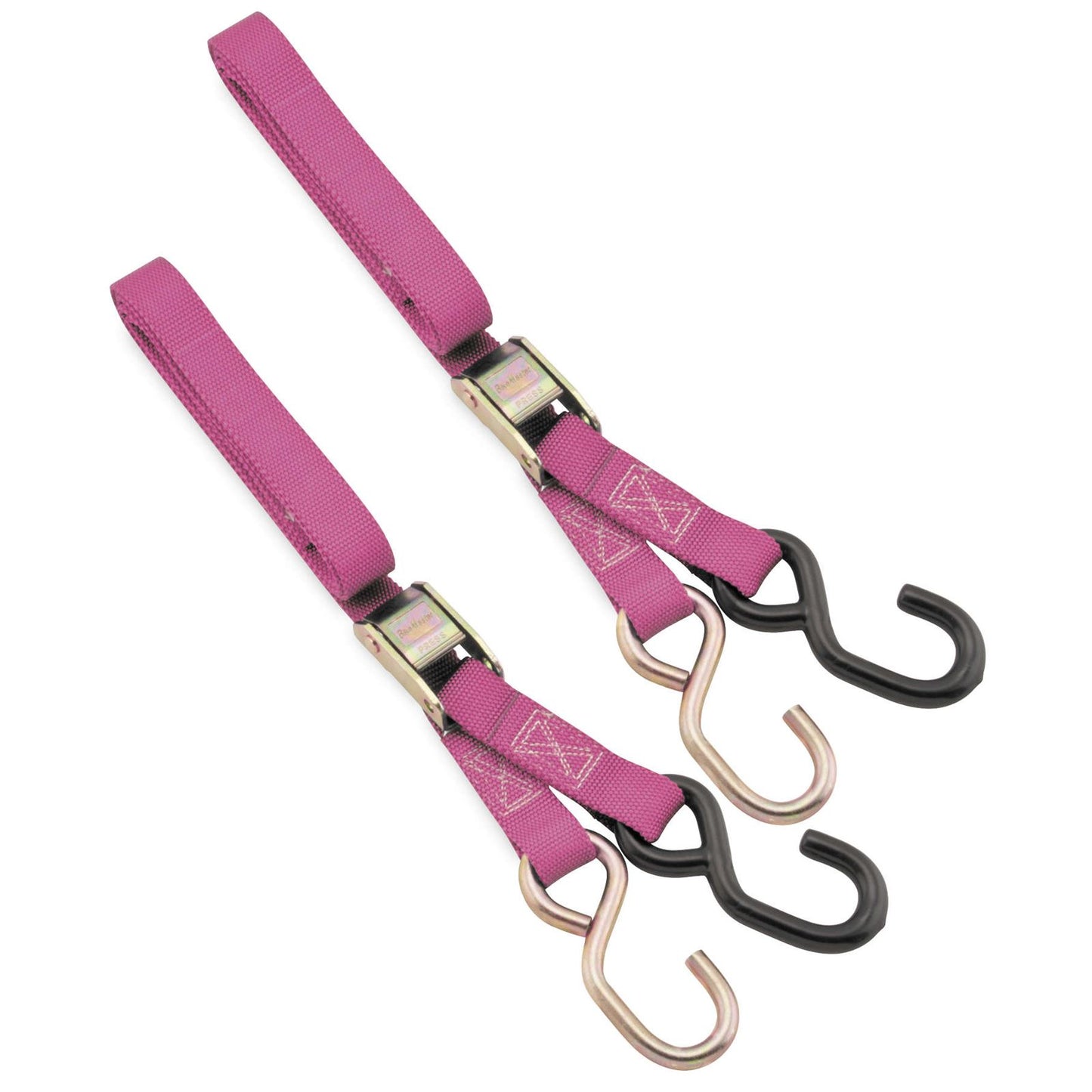 BikeMaster Standard Tie Downs and Bulk Tie Downs Pink - 1'' x 72'' 100503_36272