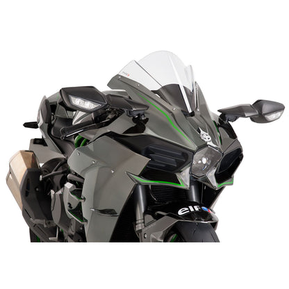 Puig Racing Windscreen - Clear for Kawasaki  [MPN: 7631W]_36986