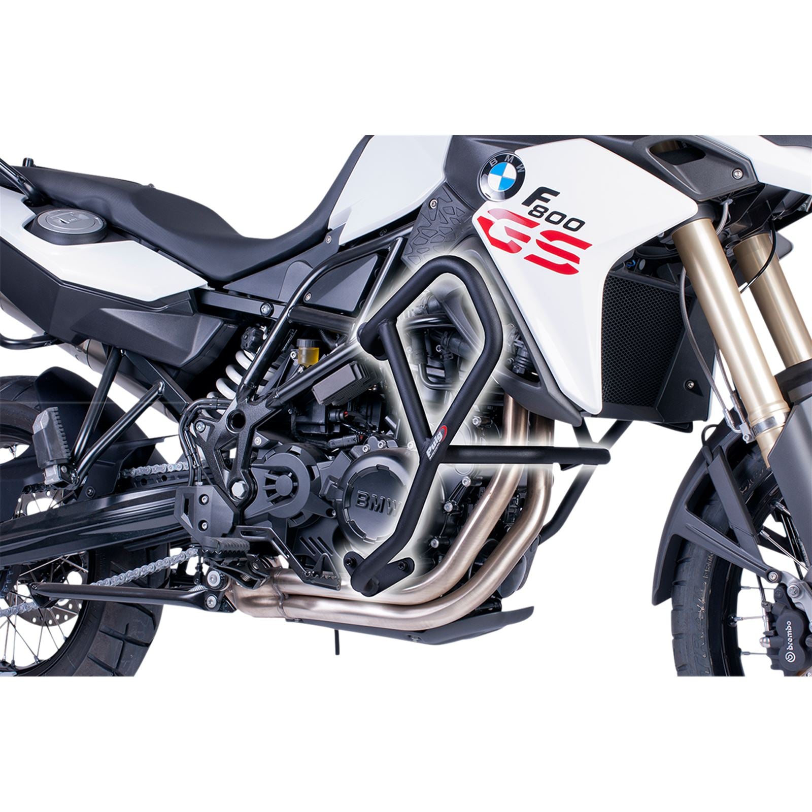 Puig Engine Guards Black [MPN: 6537N]_460820