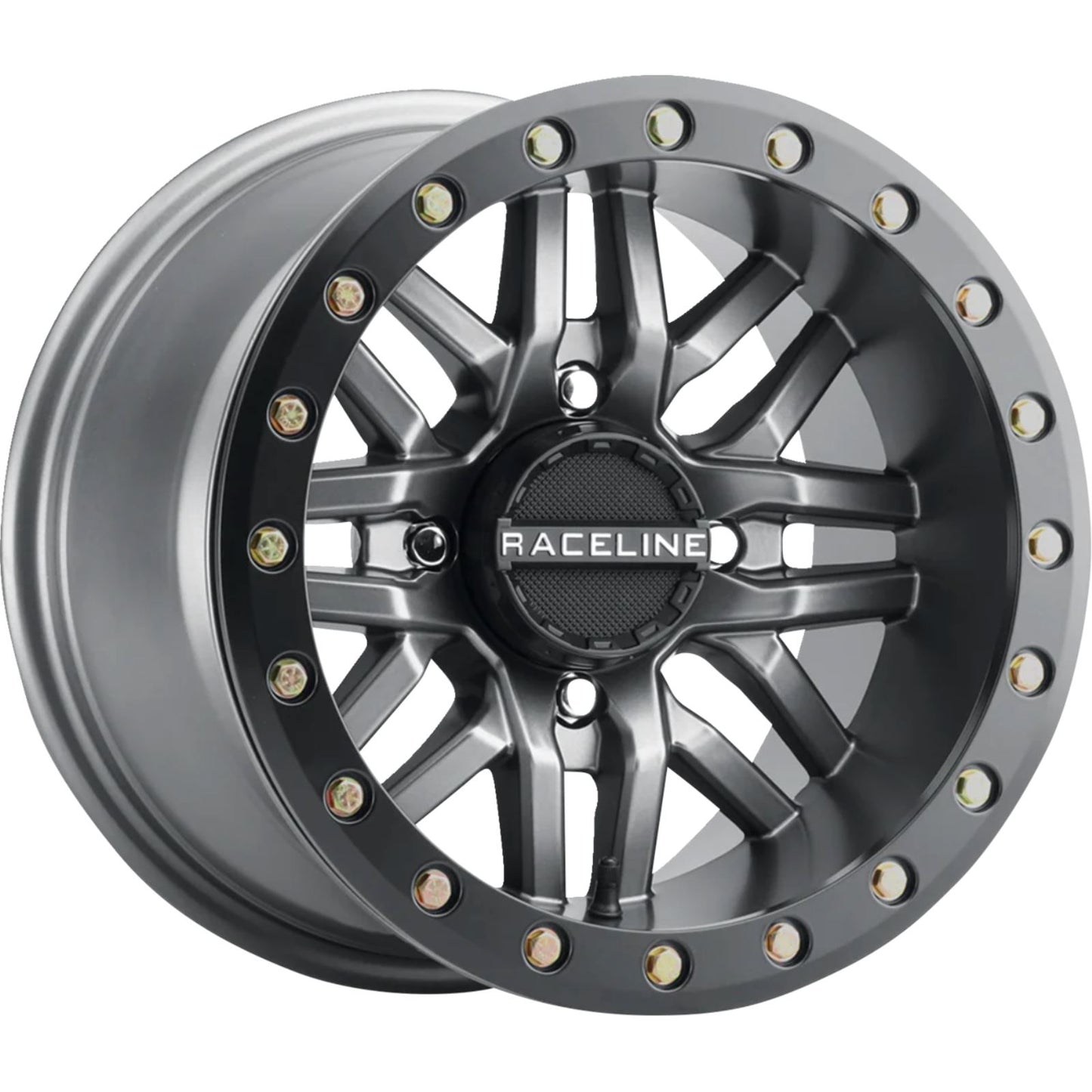 Raceline Ryno Beadlock 4/137 14x7 5+2 Gunmetal A91G-47037-52_1388420