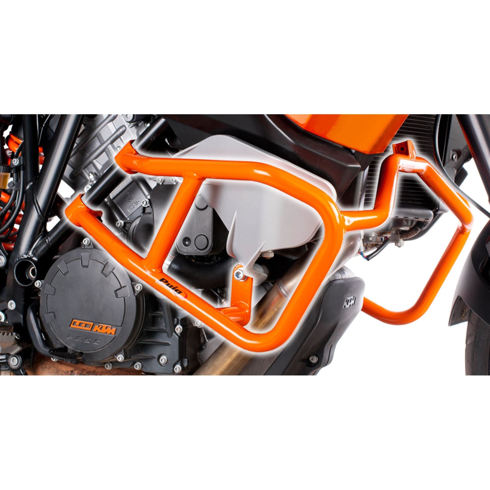 Puig Engine Guards Orange [MPN: 6541T]_37377