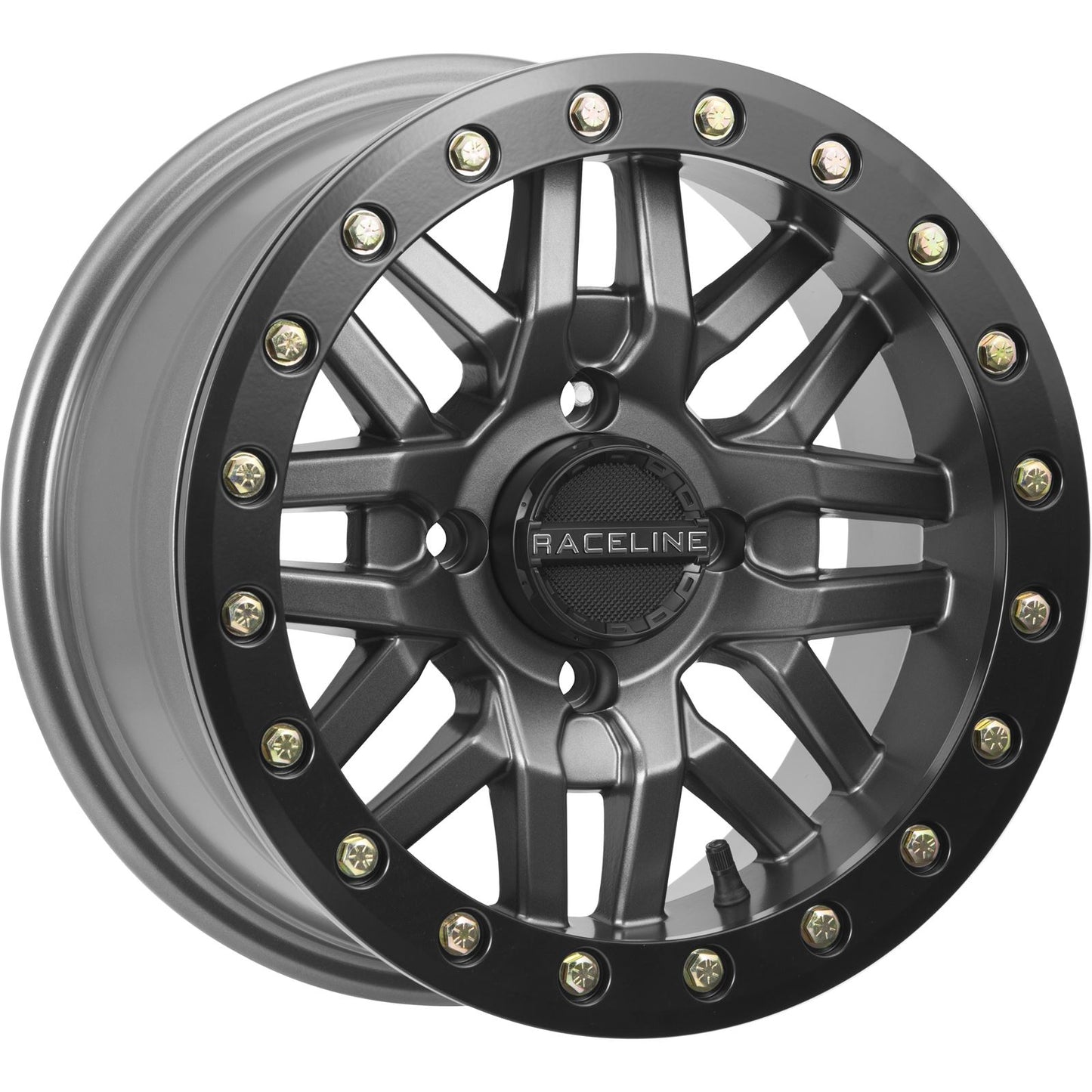 Raceline Ryno Beadlock 4/137 15x10 5+5 Gunmetal A91G-51037-55_37702