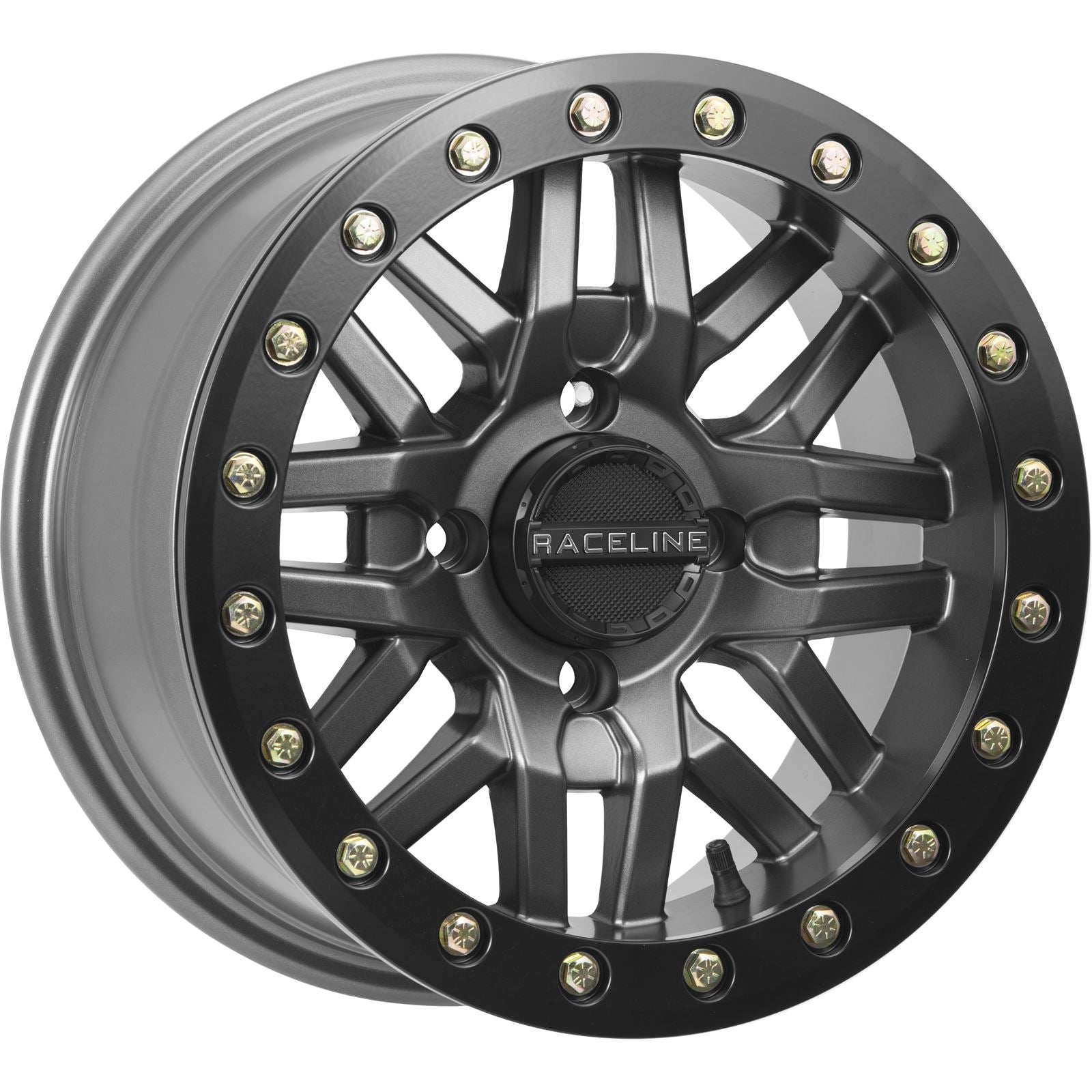 Raceline Ryno Beadlock 4/137 15x10 5+5 Gunmetal A91G-51037-55_37702
