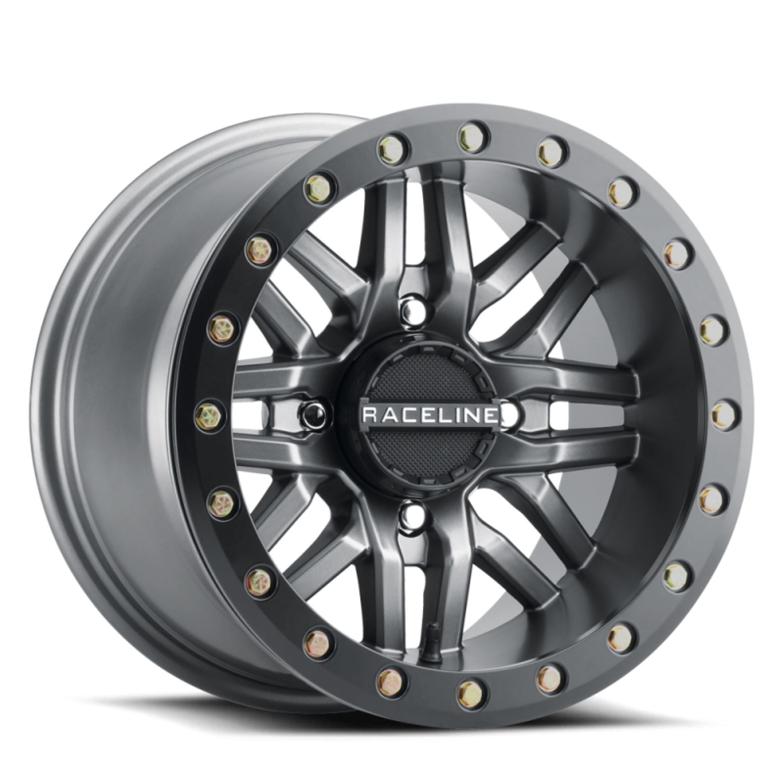 Raceline Ryno Beadlock 4/137 15x10 5+5 Gunmetal A91G-51037-55_1696317