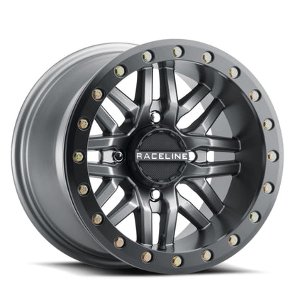 Raceline Ryno Beadlock 4/137 15x10 5+5 Gunmetal A91G-51037-55_1696317