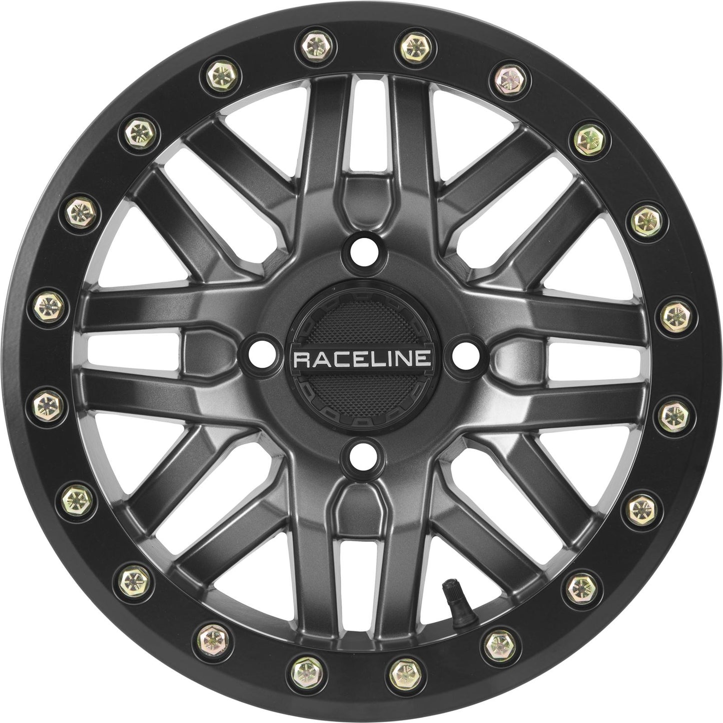 Raceline Ryno Beadlock 4/137 15x10 5+5 Gunmetal A91G-51037-55_37703