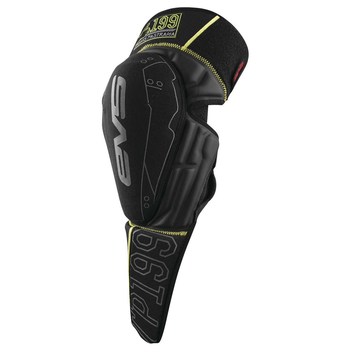 EVS Sports TP199 Knee Guards Black/Hi-Vis  Youth [MPN: TP199K-BK-Y]_37765