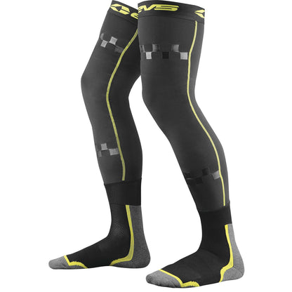 EVS Sports Fusion Socks Black/Hi-Vis  Youth [MPN: FSN-HIVIZ-Y]_37974