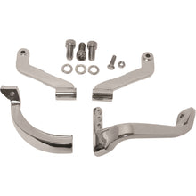 Harddrive Footboard Mounts Chrome  Front 16-211_38090