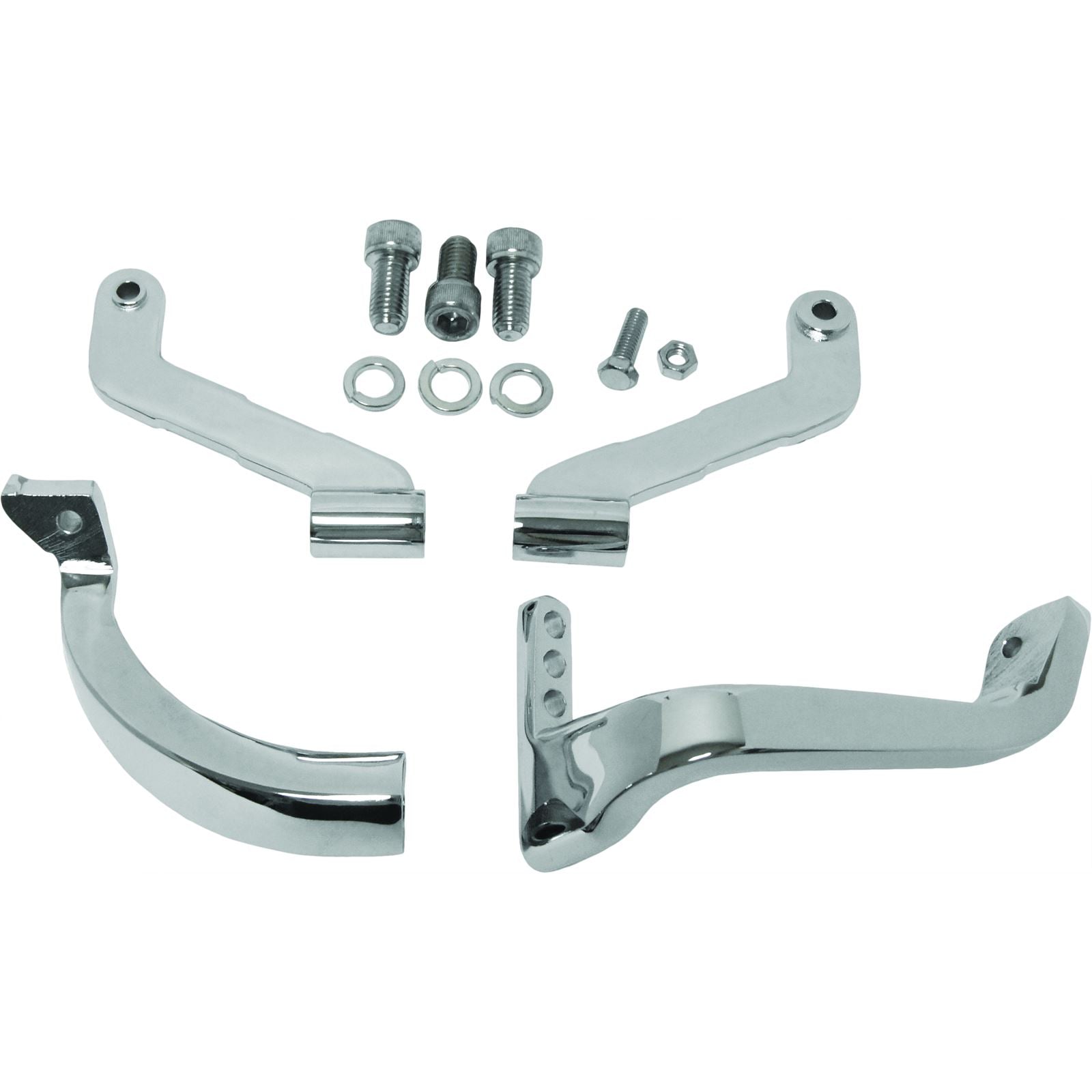 Harddrive Footboard Mounts Chrome  Front 16-211_1479418