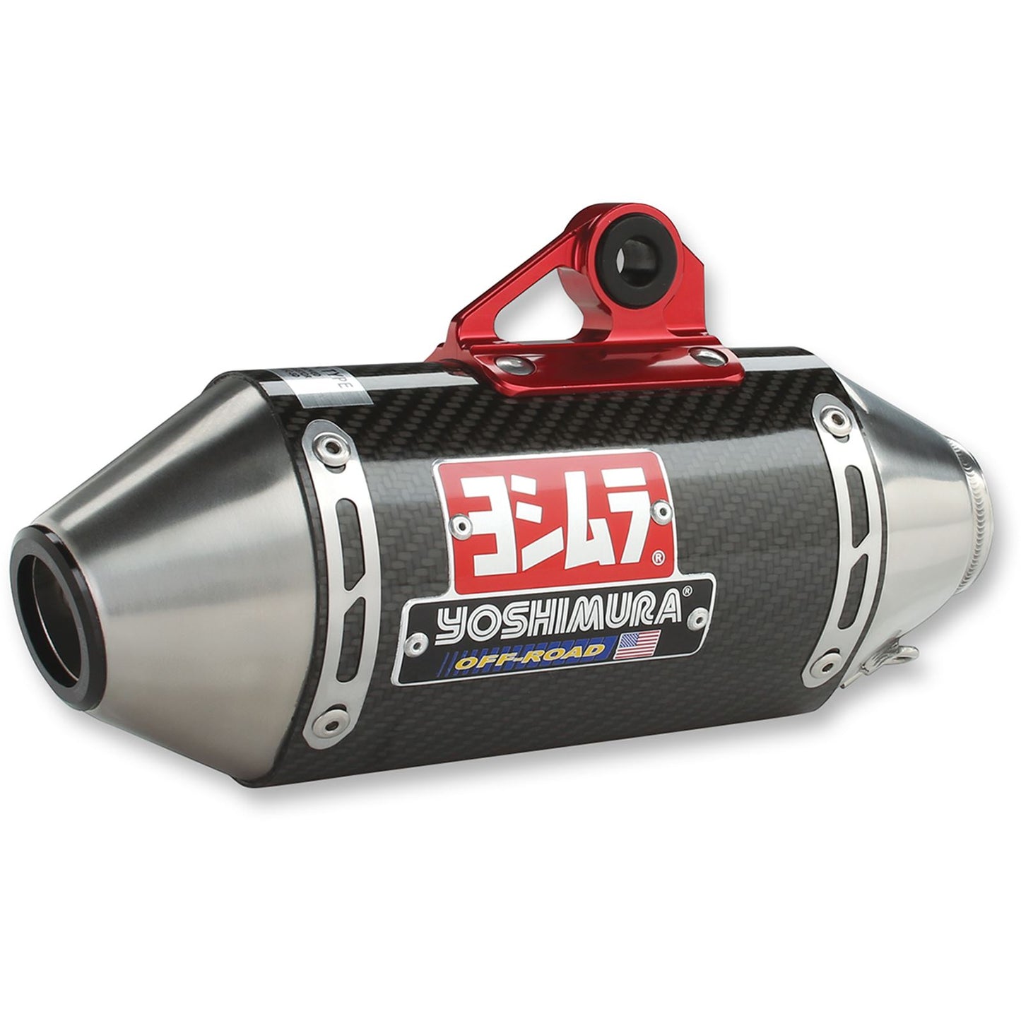 Yoshimura RS-2 Header/Canister/End Cap Exhaust System SS-CF 220500B250_500926