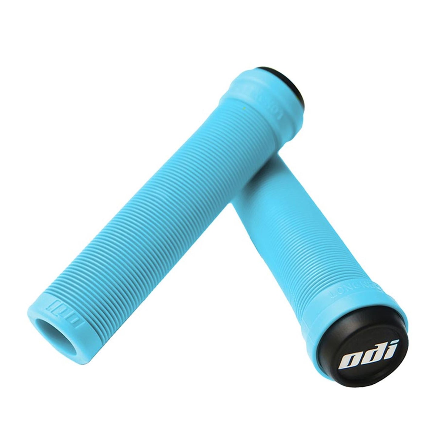 ODI Soft Longneck (Flangeless) Grips - 135mm - Aqua Blue [MPN: F01SLAQ]_1110298