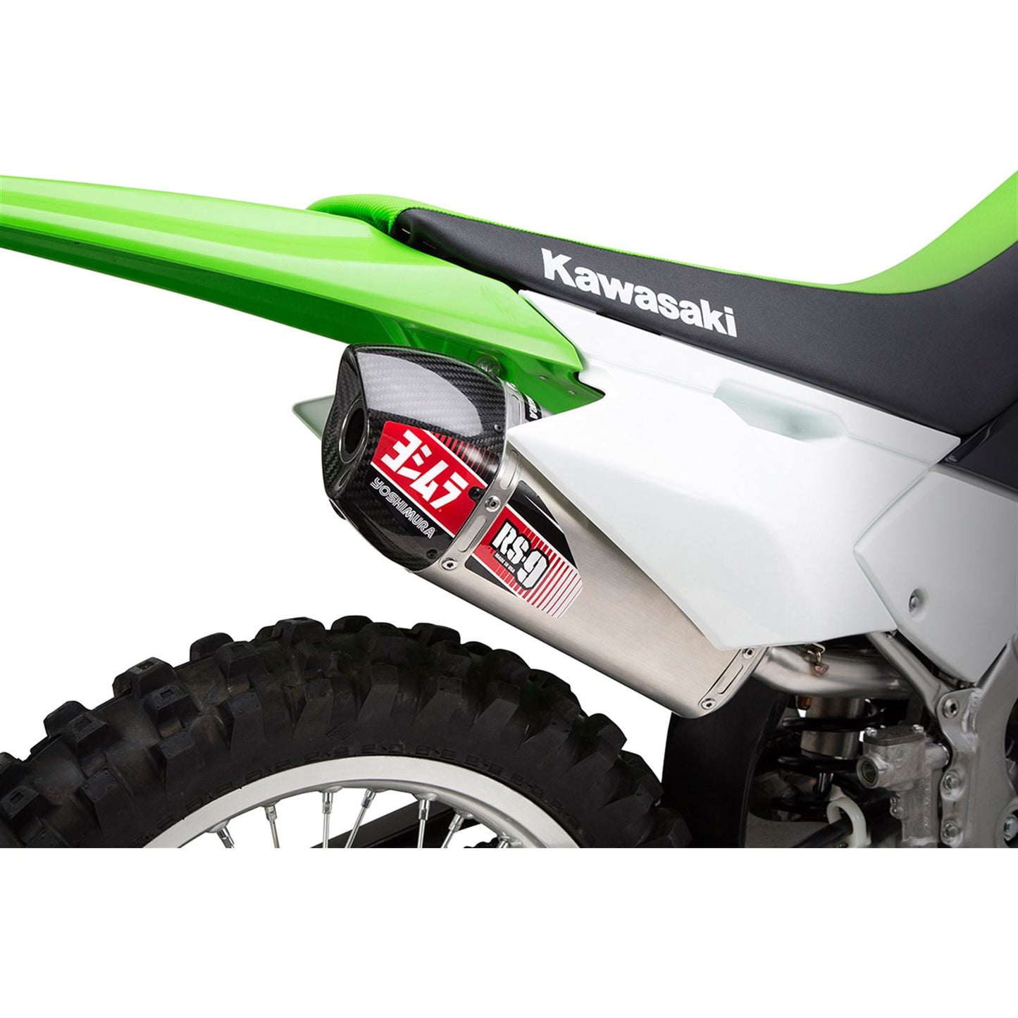 Yoshimura RS-9 Header/Canister/End Cap Exhaust System SS-AL-CF 24140AH320_500928