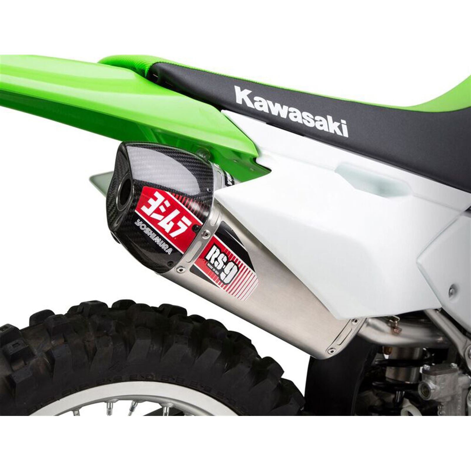 Yoshimura RS-9 Header/Canister/End Cap Exhaust System SS-AL-CF 24140AH320_38776