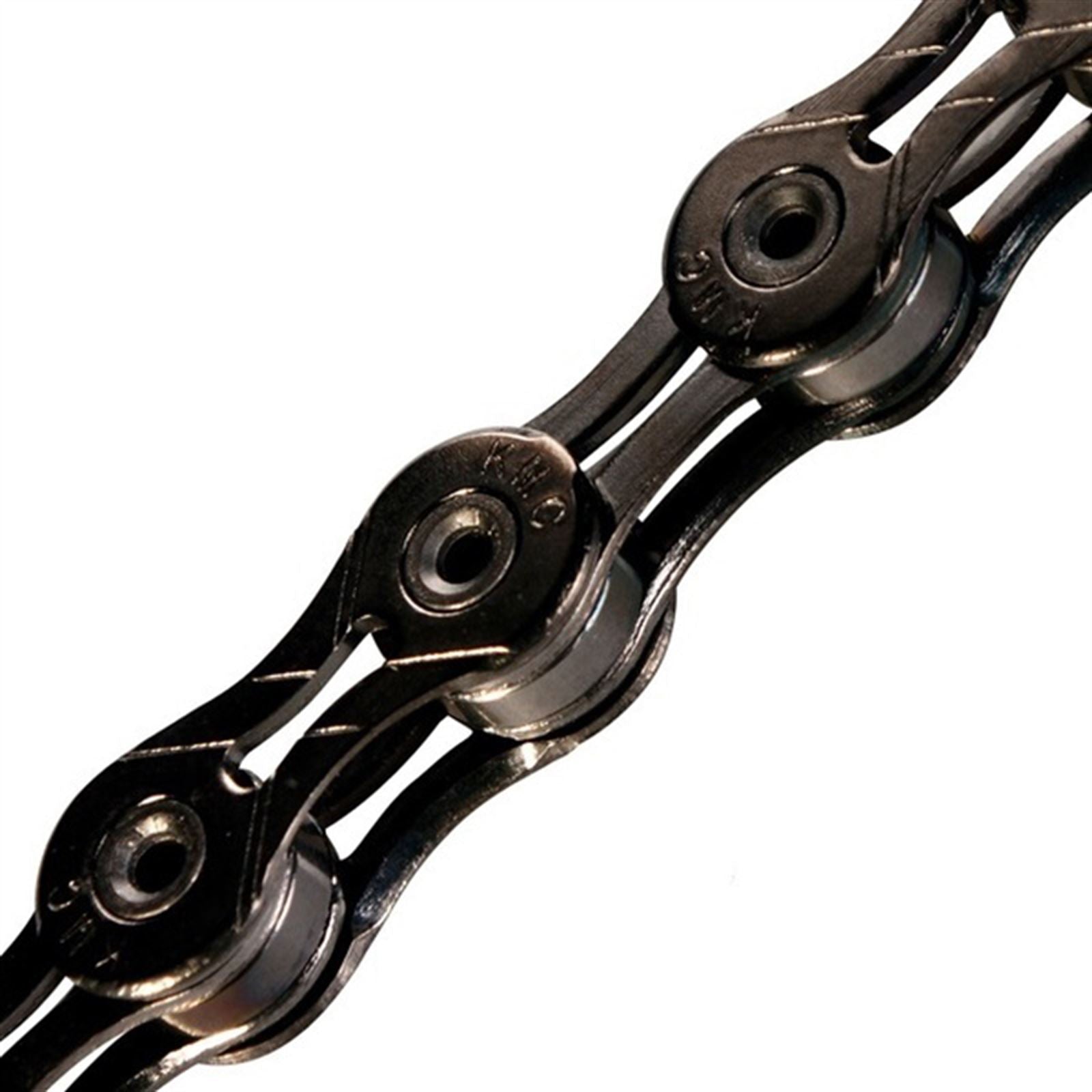 KMC X11SL DLC Chain - 11sp. - 116 Links - Black/Black [MPN: 7 66759 71182 5]_38854