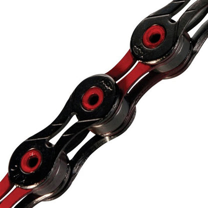 KMC X11SL DLC Chain 11sp. - 116 Links - Black/Red [MPN: 7 66759 71162 7]_38855
