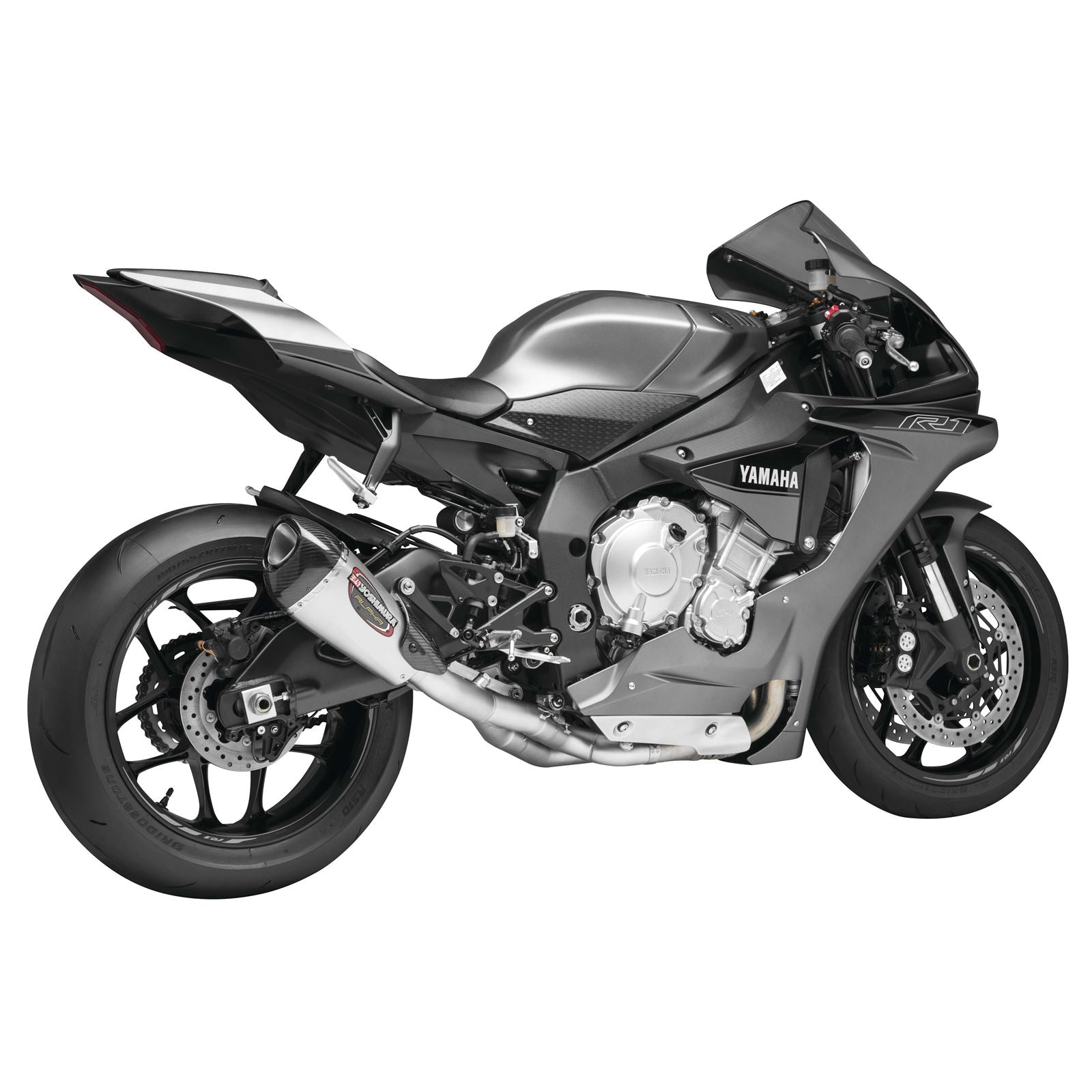 Yoshimura Alpha-T Race Exhaust Slip-On SS-SS-CF Works 13141CP520_38905