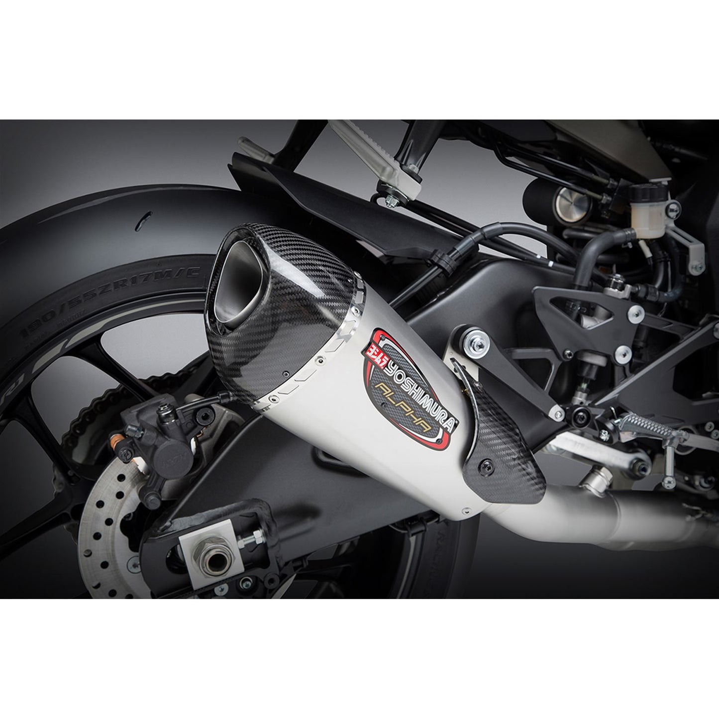 Yoshimura Alpha-T Race Exhaust Slip-On SS-SS-CF Works 13141CP520_500398