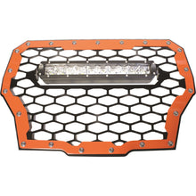 Modquad MQ Grill Black/Red with Light for Polaris Turbo [MPN: RZR-FGLS-T-RD]_39004