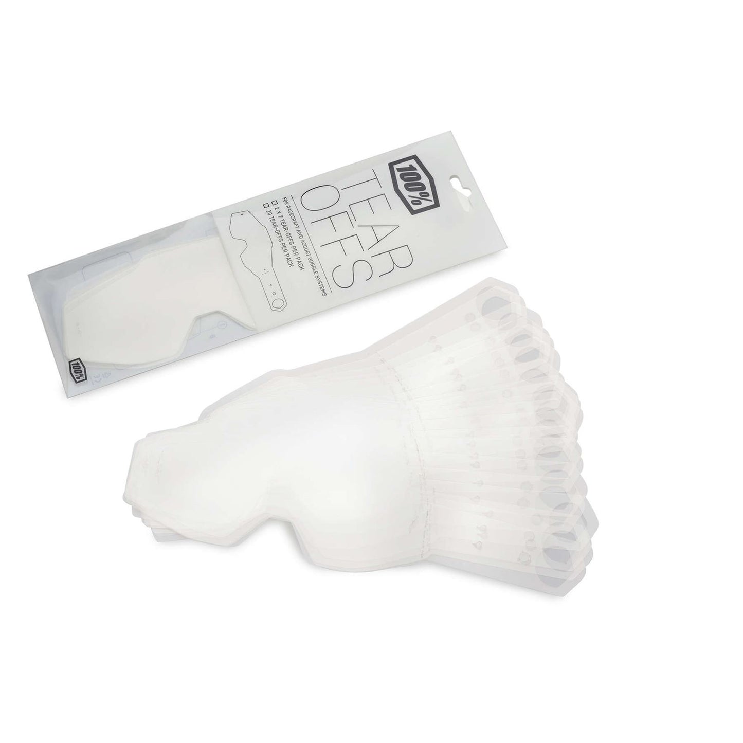 100% Tear-Offs - Standard - 20/Pack 51011-010-02_39701