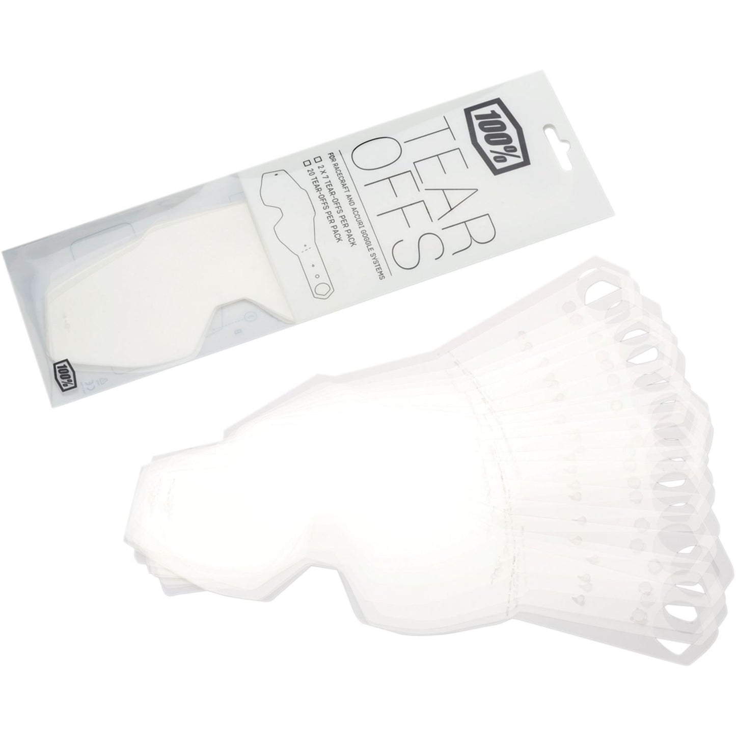 100% Tear-Offs - Standard - 20/Pack 51011-010-02_317223