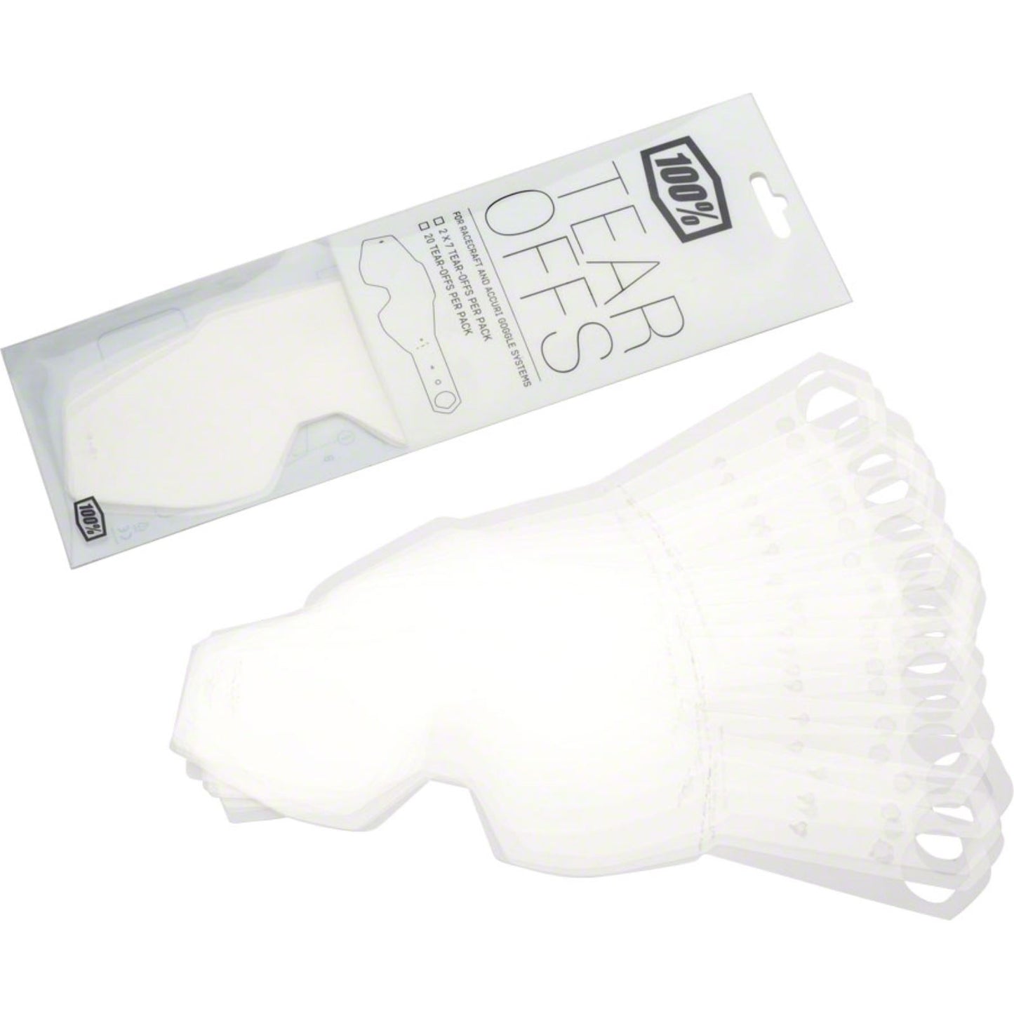 100% Tear-Offs - Standard - 20/Pack 51011-010-02_1188381