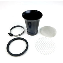 2FastMoto  Velocity Stack 35mm x 52mm Trumpet Style with Removable Screens Black RY-VS35B_630049